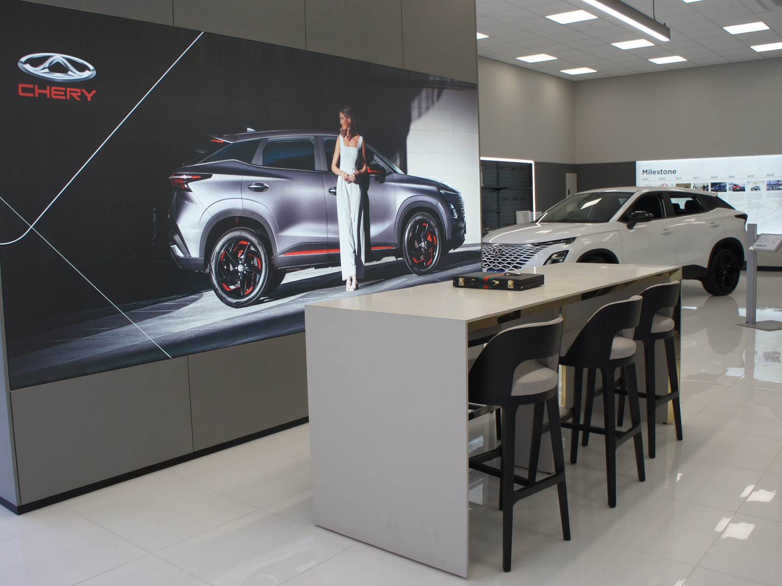 Showroom of Chery Dealership Victoria Park Commercial Build